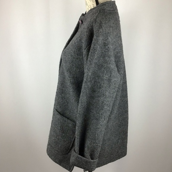 Norm Thompson Gray 100% Wool Jacket - Picture 2 of 6